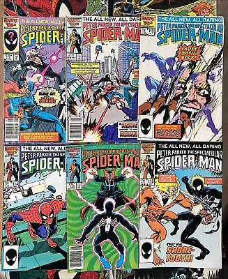 Buy Spectacular Spider-Man #114, 115, 116, 117, 118, 119 Lot Of 6 Marvel Comics 1986 • 23.42£