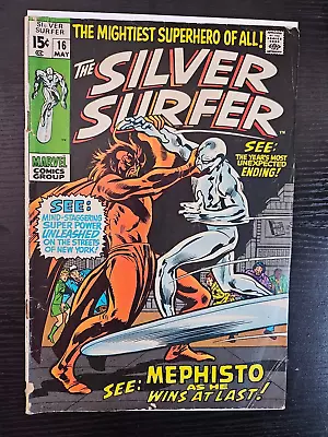 Buy Silver Surfer #16 Vs Mephisto! Nick Fury! Buscema/Stone Cover! Marvel • 17.94£