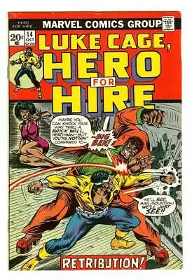 Buy Hero For Hire #14 6.5 // 1st Appearance Of Big Ben Donovan Marvel Comics 1973 • 28.46£