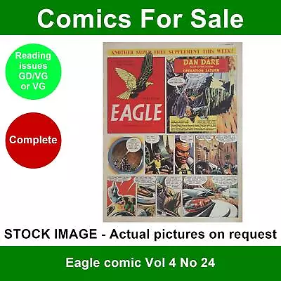 Buy Eagle Comic Vol 4 No 24 - GD/VG To VG - 18 September 1953 - NO SUPPLEMENT • 4.99£