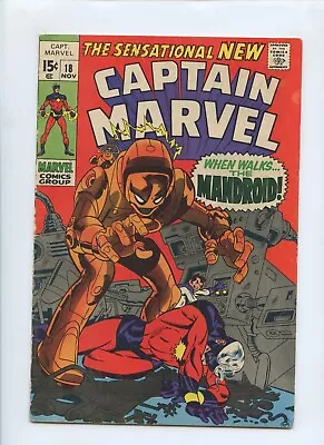Buy Captain Marvel #18 1969 (VG/FN 5.0) • 7.99£