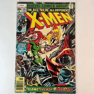 Buy Uncanny X-Men #105, The Flame, The Fire & Firelord Nice Copy • 45.73£