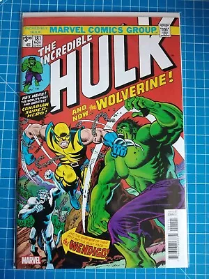 Buy THE INCREDIBLE HULK #181  H Trimpe  - Facsimile Reprint  Marvel Comics 2023 • 6.75£