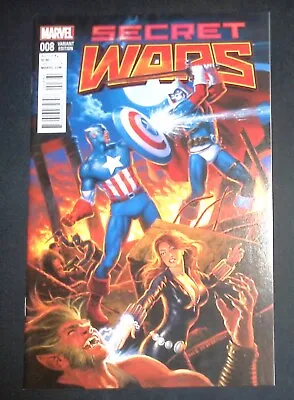 Buy Secret Wars #8 Marvel Comics 1:25 Variant Cover NM • 7.99£