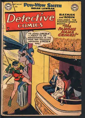 Buy Detective Comics #183 2.5 // Dc Comics 1952 • 181.49£