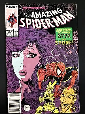 Buy The Amazing Spider-Man #309 Marvel Comics 1st Print Todd McFarlane 1988 VF • 12.04£
