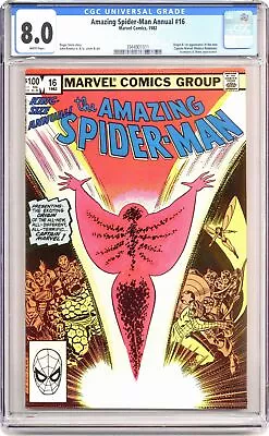 Buy Amazing Spider-Man Annual #16 CGC 8.0 1982 3944901011 • 283.20£