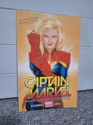 Buy Captain Marvel Volume 1: Higher, Further, Faster, More - By Kelly Sue Deconnick • 3£