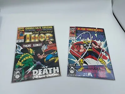 Buy Mighty Thor #432 AND 433 Direct Market Edition ~ NEAR MINT NM ~ 1991 - KEY ISSUE • 9.45£
