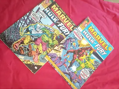 Buy Mighty World Of MARVEL The INCREDIBLE HULK - 2 Issues No 264 & 269 - 1977 Comics • 5£