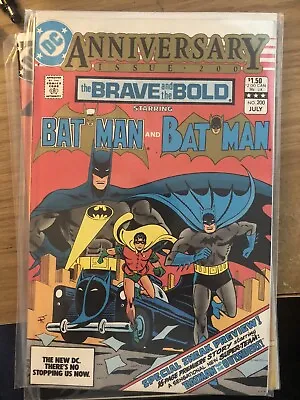 Buy Brave And The Bold #200 Anniversary Issue Batman And Batman Excellent Condition • 25£