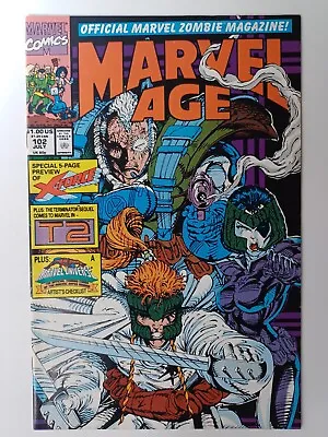 Buy Marvel Age #102 Rob Liefeld X-Force Preview! - We Combine Shipping! Great Pics! • 7.88£