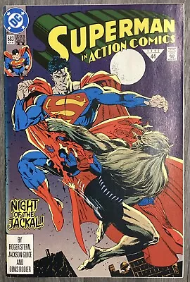 Buy Action Comics No. #683 November 1982 DC Comics VG Night Of The Jackal • 10£