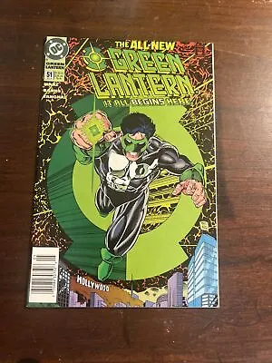 Buy GREEN LANTERN # 51. 1st Cover Kyle Rayner As GL. May 1994. Newsstand Copy • 16.05£