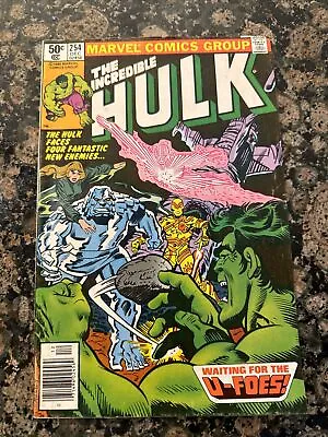 Buy The Incredible Hulk #254 (Marvel 1980) Newsstand 1st Team App Of U-Foes VG/VG+ • 11.86£