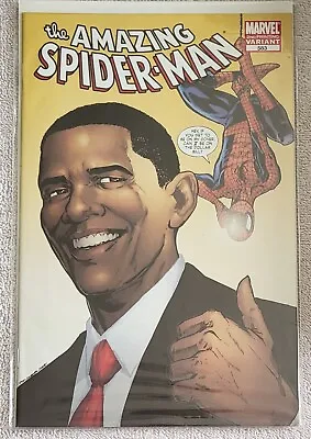 Buy Marvel Comic Book...Amazing Spider-Man #583 (Obama Variant Cover), 2009, VG Cond • 3.50£