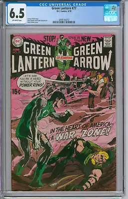 Buy Green Lantern #77 CGC 6.5 1970 DC Comics Off White Pages • 70.91£