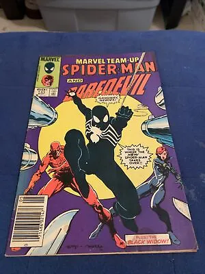 Buy Marvel Team-Up #141, SPIDER-MAN, Early Black Suit, Newsstand, Marvel 1984 • 19.71£