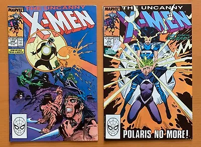 Buy Uncanny X-Men #249 & 250 Dane Curse Both Parts (Marvel 1989) VF Condition Comics • 9.71£