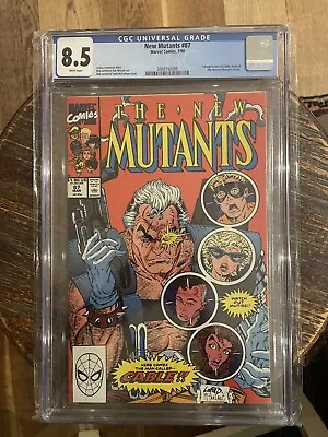 Buy New Mutants #87 First Appearance Of Cable 1st Print Marvel Comics • 185£