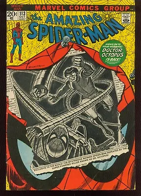 Buy Amazing Spider-man # 113 October 1972 Mid-grade Item: 29206 • 79.15£