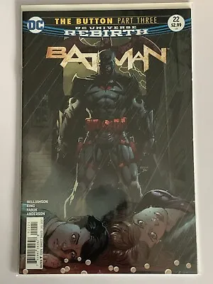 Buy Batman #22 The Button Fabok Cover NM • 10£