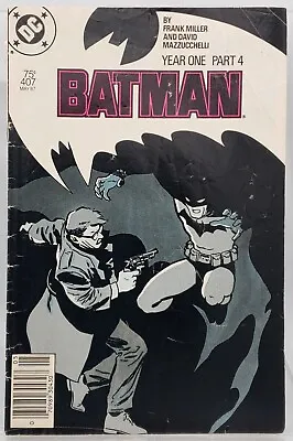 Buy Batman #407 DC Comics 1987 Comic Book Year One 1st Print Friend In Need Gordon • 3.94£