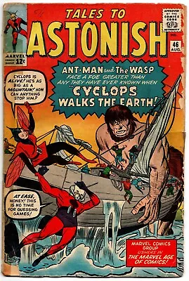 Buy Tales To Astonish #46 GD- Ant-Man 3rd Appearance Wasp 1963 Marvel Comics  • 47.36£