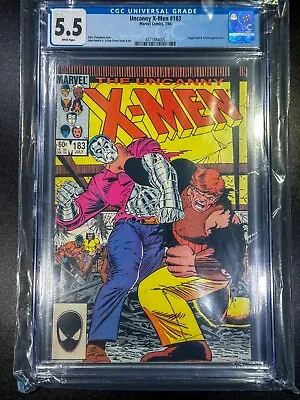 Buy ❌UNCANNY X-MEN #183❌CGC 5.5 FN❌Claremont-Colossus Vs. Juggernaut❌FREE SHIPPING❌ • 64.33£