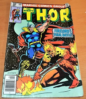 Buy The Mighty Thor #306 - Apr. 1981 - Marvel Comics - $0.50 - VG • 2.37£