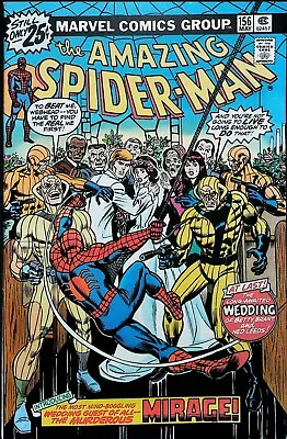Buy Amazing Spider-Man #156 (1975) KEY *1st Appearance Of Mirage* - Very Fine Range • 31.67£