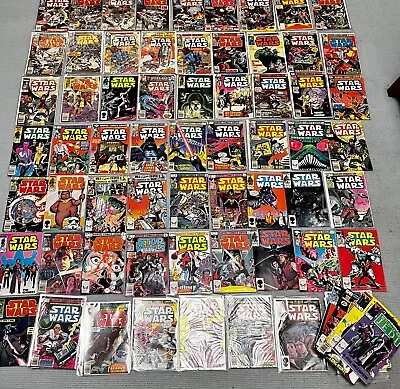 Buy Lot Of 87 Marvel Star Wars Comics 1977 Series Near Complete Collection 1-10, 68+ • 1,599.04£