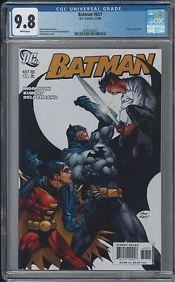 Buy BATMAN 657 CGC 9.8 NM/M Damian Wayne Vs Robin Key 1st Print Detective DC • 159.90£