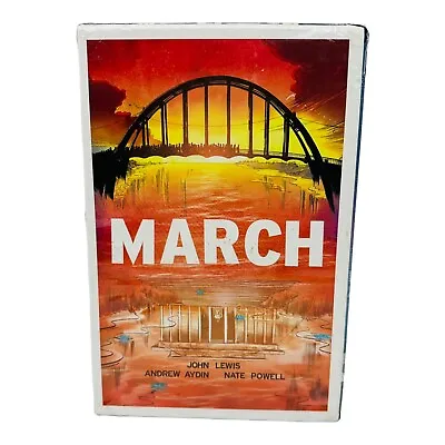 Buy MARCH Trilogy Slipcase Edition John Lewis Graphic Novel Set Of 3 • 24.58£