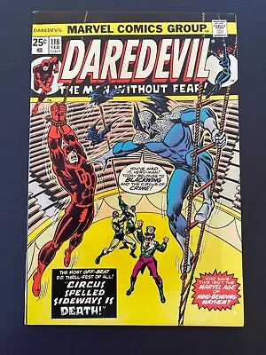 Buy Daredevil #118 - 1st Appearance Of Blackwing (Marvel, 1975) VF • 11.12£