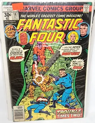 Buy Fantastic Four #187 Molecule Man & Claw Appearance *1977* 6.0* • 4.72£