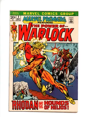 Buy Marvel Premiere #2 Featuring Warlock (05/72) Fn 6.0 Roy Thomas/gil Kane • 11.86£
