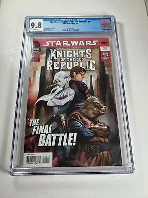 Buy Star Wars Knights Of The Old Republic #50 CGC 9.8 LAST ISSUE DARK HORSE 2010 • 132.82£