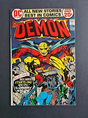 Buy DC Comics Demon 1 (1972) Jack Kirby - First Appearance Of The Demon Etrigan NICE • 110£