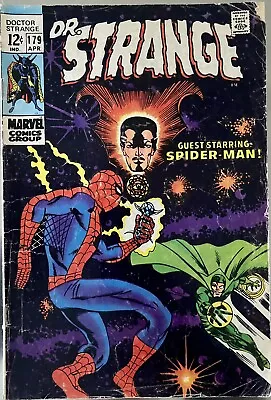 Buy Dr. Strange #179 (1969) Spider-Man Appearance • 25£