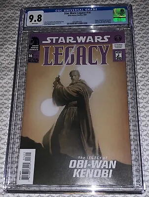 Buy Star Wars Legacy #16 CGC 9.8 Origin Darth Krayt 2007, Obi Wan Kenobi Dark Horse • 79.44£