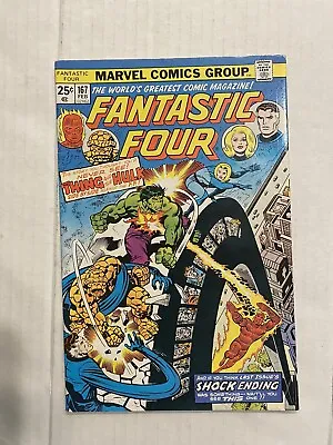 Buy Marvel The Fantastic Four #167 MVS Intact The Hulk Vs The Thing Final Perez Art • 13.43£