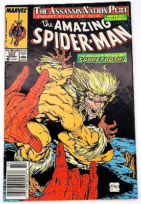 Buy Amazing Spider-man #324 (1989) / Fn / Mcfarlane Sabretooth Newsstand • 15.73£