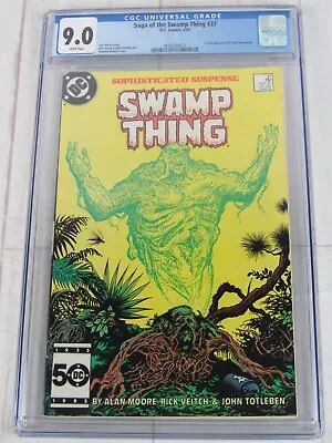 Buy The Saga Of The Swamp Thing #37 CGC 9.0 WP June 1985 Marvel Comics 4193160015 • 323.93£