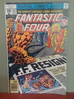 Buy Fantastic Four #191 - NewsStand -  Four No More  Agatha Harkness  (1977) 4.5 • 3.09£