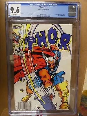 Buy Marvel Comics Thor Avengers 337 CGC 9.6 1st Appearance  Beta Ray Bill 1983 • 369.99£