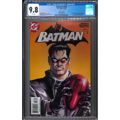 Buy Batman #638 CGC 9.8 White Pages, Jason Todd Revealed As Red Hood Cover DC 2005 • 97.30£