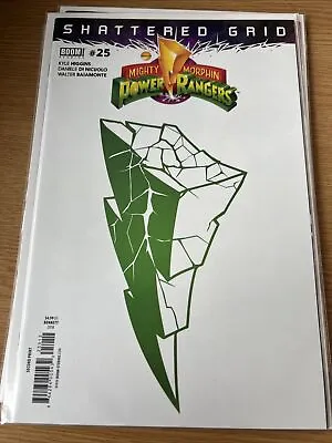 Buy Mighty Morphin Power Rangers #25 2nd Print Variant - Shattered Grid NM • 4£