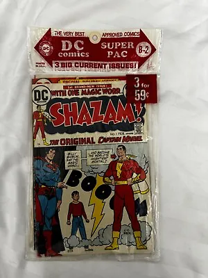 Buy Shazam! #1  DC Comics - 1973. KEY Issue Still Sealed. With 3 Separate Books. • 249£