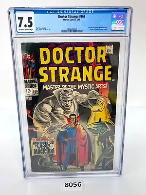 Buy Doctor Strange #169 Marvel 1968 1st Dr. Strange In Own Title CGC 7.5 • 299.81£